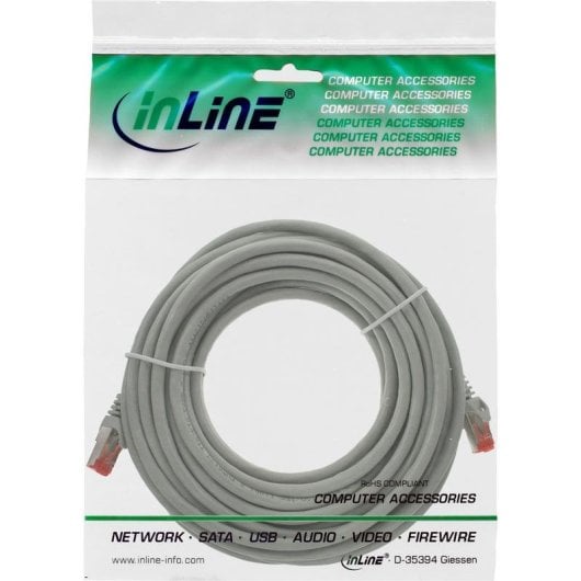 Netzwerkkabel INLINE 76107 7,5 m Cat6 S/FTP RJ-45 Grau robust