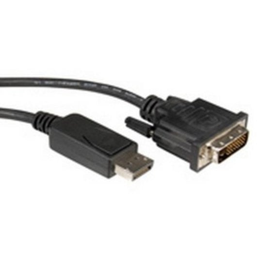 Adaptador de cable de vídeo ROLINE 11.04.5610 2 m DVI-D a DisplayPort negro