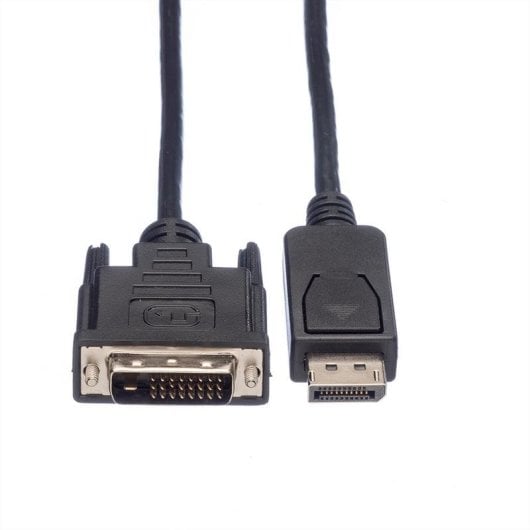 Adaptador de cable de vídeo ROLINE 11.04.5610 2 m DVI-D a DisplayPort negro