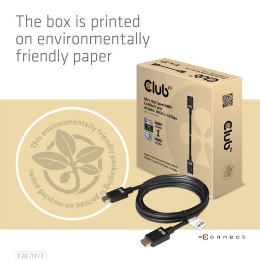 Câble HDMI Club 3D CAC-1373 Ultra Haute Vitesse 3 m 48 Gbit/s HDR 2.1