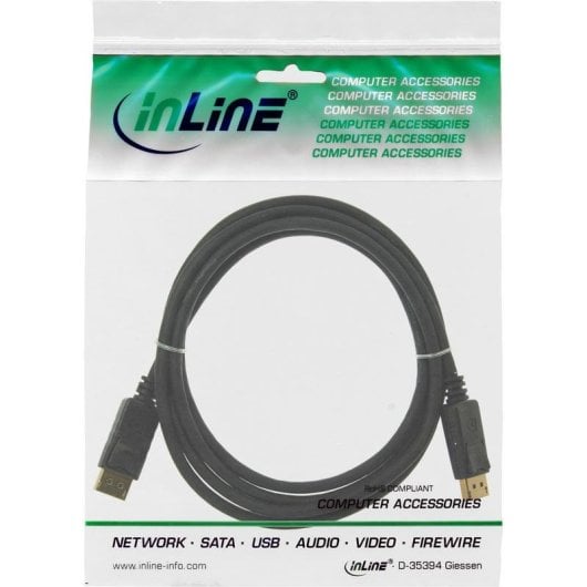 Cabo DisplayPort InLine 17110P 10 m contactos banhados a ouro