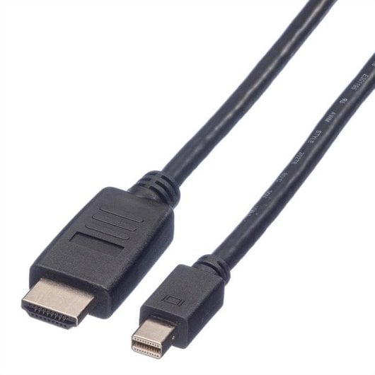 Adaptador de cabo de vídeo VALUE 11.99.5792 3m Mini DisplayPort macho HDMI