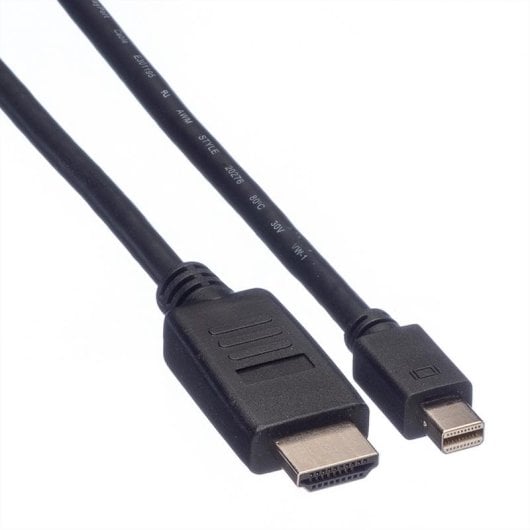 Adaptador de cabo de vídeo VALUE 11.99.5792 3m Mini DisplayPort macho HDMI