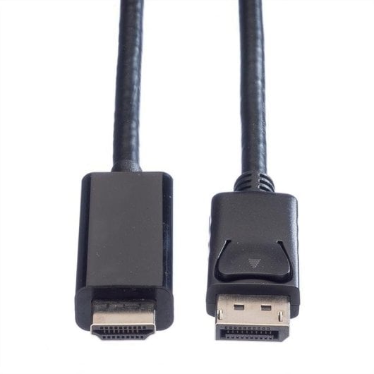 Adaptateur vidéo VALUE 11.99.5785 DisplayPort 1.2 1 m Noir