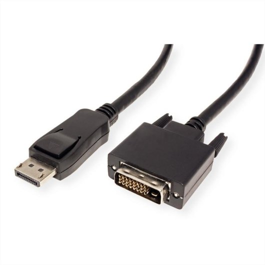 Video-Kabeladapter VALUE 11.99.5610 2 m DisplayPort DVI-D Schwarz