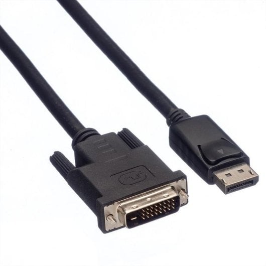 Adapterkabel ROLINE 11.04.5775 DisplayPort auf DVI-D 1,5 m LSZH Schwarz