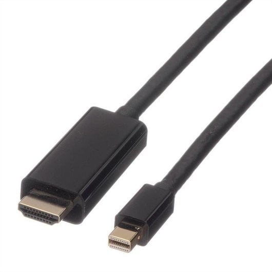 Adapterkabel ROLINE 11.04.5796 Mini DisplayPort auf HDMI 2 m PVC Schwarz