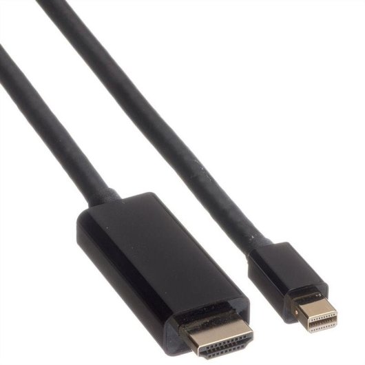 Adapterkabel ROLINE 11.04.5796 Mini DisplayPort auf HDMI 2 m PVC Schwarz
