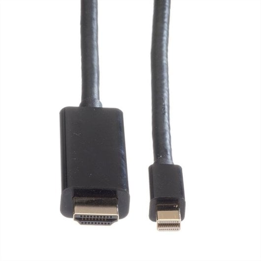 Adapterkabel ROLINE 11.04.5796 Mini DisplayPort auf HDMI 2 m PVC Schwarz