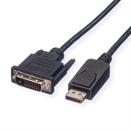 Adaptador de cable de vídeo ROLINE 11.04.5612 DisplayPort a DVI 5 m negro