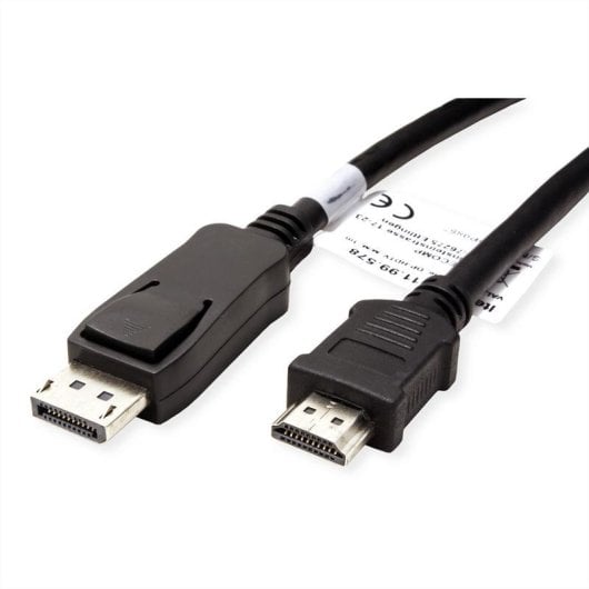 Adapterkabel VALUE 11.99.5781 2m DisplayPort auf HDMI Schwarz