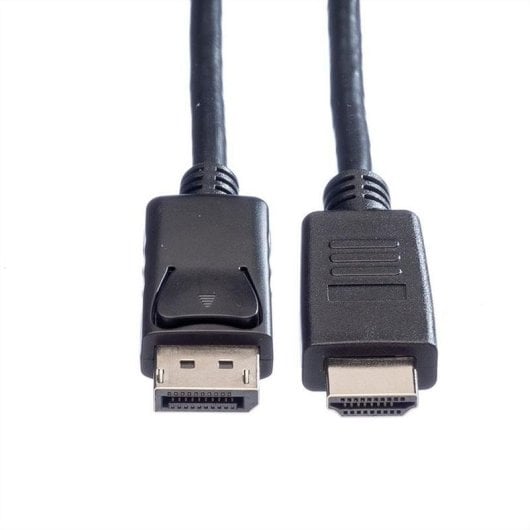 Adaptateur de câble vidéo ROLINE 11.04.5780 DisplayPort HDMI 1 m Noir