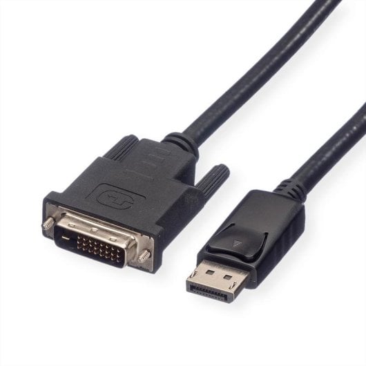 Adaptador de vídeo ROLINE 11.04.5774 DisplayPort a DVI 5 m negro