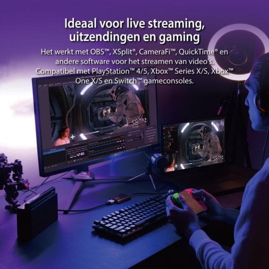 Capture vidéo J5CREATE JVA11-N HDMI 4K USB 3.2 Type-C compacte noir