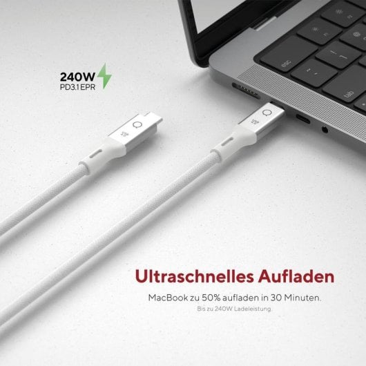 USB-C Kabel LINQ LQCU4100 1m 40Gbit/s Power Delivery Nylon