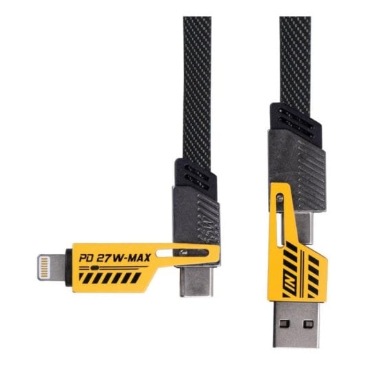 Câble USB AKYGA AK-USB-57 1m USB-C/Lightning USB 2.0 Multicolore