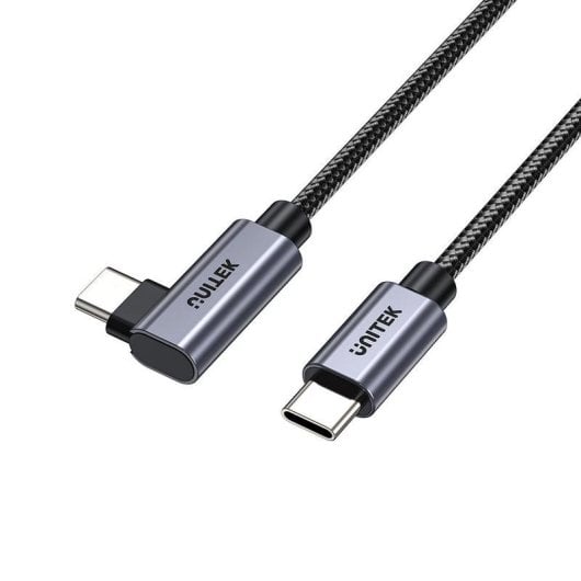 Cabo USB-C UNITEK C14123BK-5M 5m USB 2.0 480 Gbit/s Preto/Cinzento