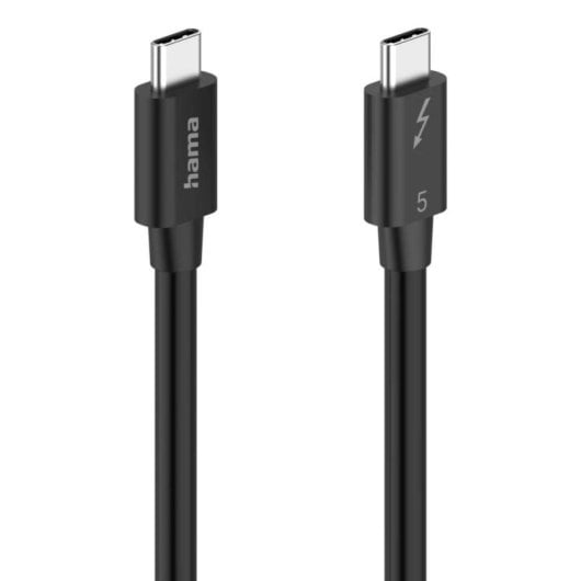 Câble USB-C Hama 00200796 1m Thunderbolt 5 80 Gbit/s 240W Noir