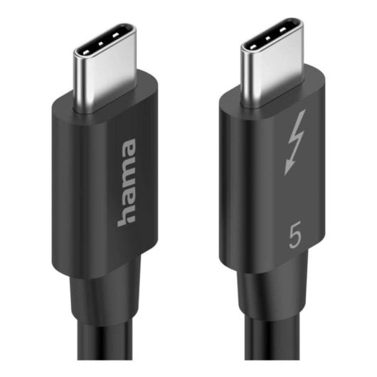 Câble USB-C Hama 00200796 1m Thunderbolt 5 80 Gbit/s 240W Noir