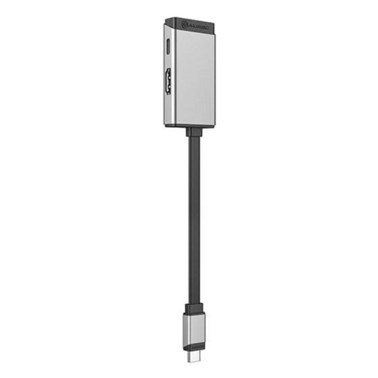 Hub USB-C ALOGIC ULCHDPD-SGR MagForce Duo Charge HDMI 4K 100W Prateado