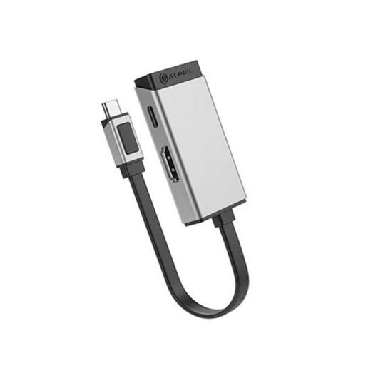 Hub USB-C ALOGIC ULCHDPD-SGR MagForce Duo Charge HDMI 4K 100W Prateado
