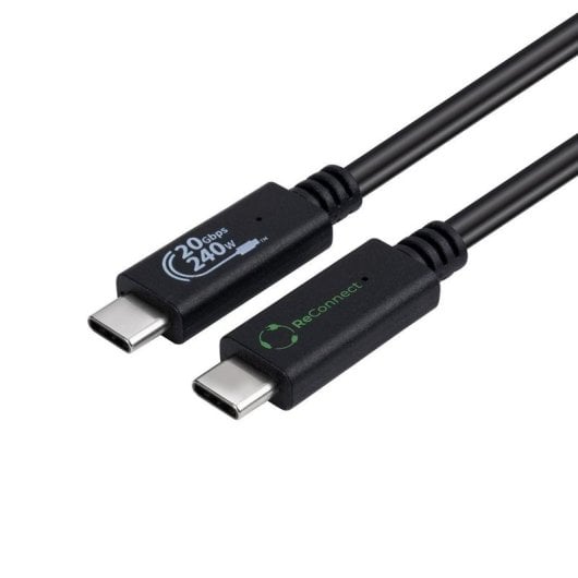 Câble USB-C Microconnect ECO-USB3.2CC1.5 1,5 m USB 3.2 Gen 2x2 Noir