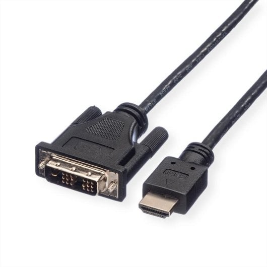 Adaptador de vídeo VALUE 11045522 Micro-HDMI para DVI-D 2 m Macho-Macho