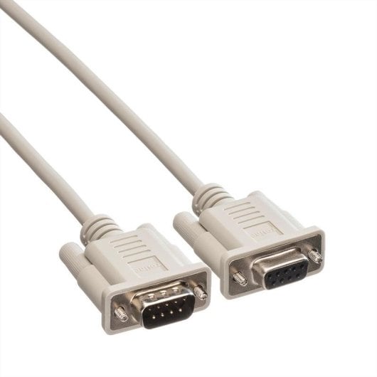 Câble série ROLINE 11.01.6290 10 m gris connecteur mâle-femelle D-Sub