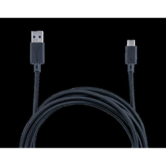 Cabo USB NACON PS5USBCCABLE3M A para C 3 m Preto Trançado