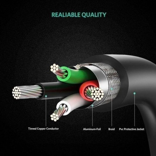 Cable Ugreen 20210 USB 2.0 a RS-232 1 m Noir