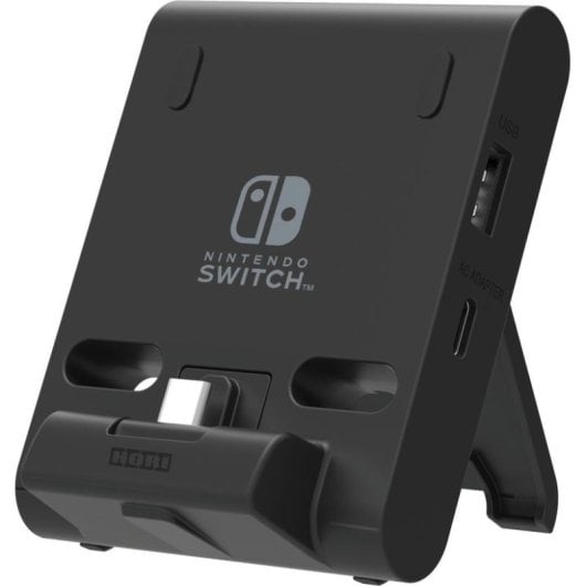 Base de Carregamento HORI Dual USB PlayStand para Nintendo Switch Lite Preto