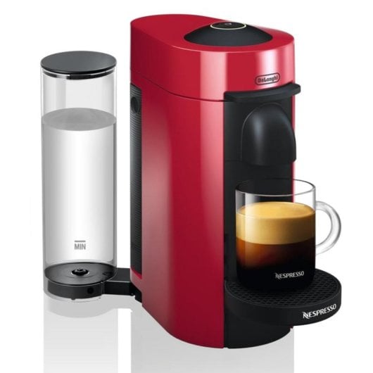 Cafetière à capsules DeLonghi Nespresso Vertuo ENV150.R 1,1L 1260W Rouge flux auto