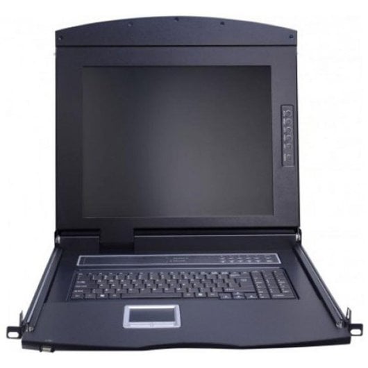 Console de rack Dexlan DX1708-VUP2 écran TFT 17" KVM 8 ports VGA-USB/PS2 AZERTY