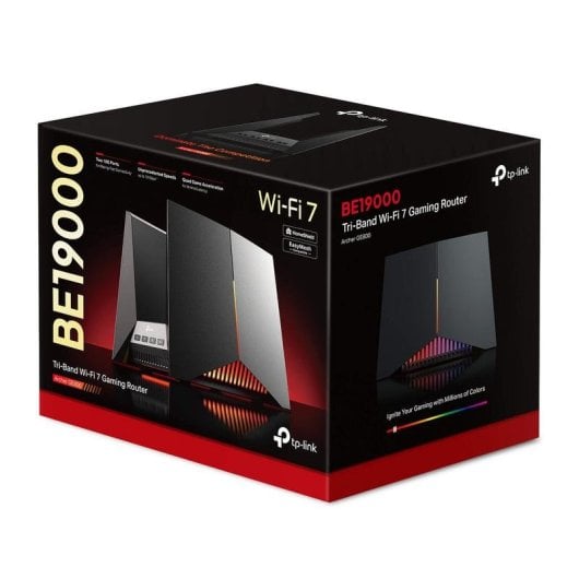 Router TP-Link Archer GE800 Wi-Fi 7 Tribande 19 Gbps Ethernet SFP+ Mesh