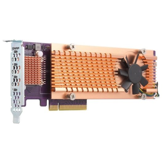 Erweiterungskarte QNAP QM2-4P-384 PCIe 3.0 x8 mit 4x M.2 2280 SSD Unterstützung