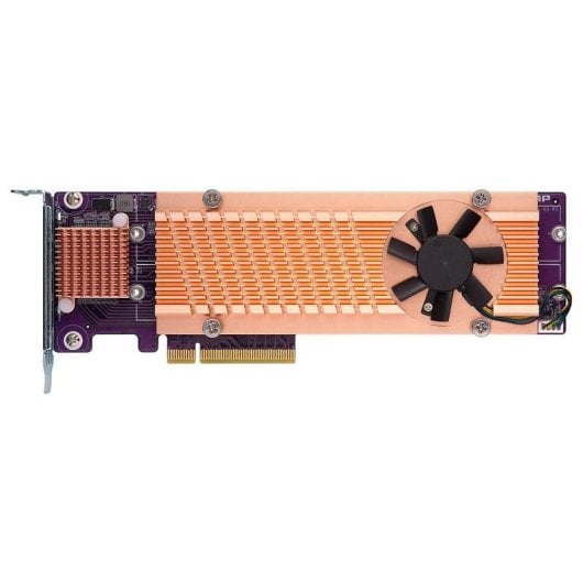 Erweiterungskarte QNAP QM2-4P-384 PCIe 3.0 x8 mit 4x M.2 2280 SSD Unterstützung