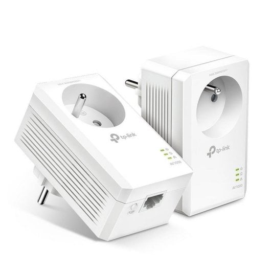 Adaptateur Powerline TP-LINK TL-PA7019P KIT 1000 Mbit/s prise intégrée HomePlug AV2 Gigabit