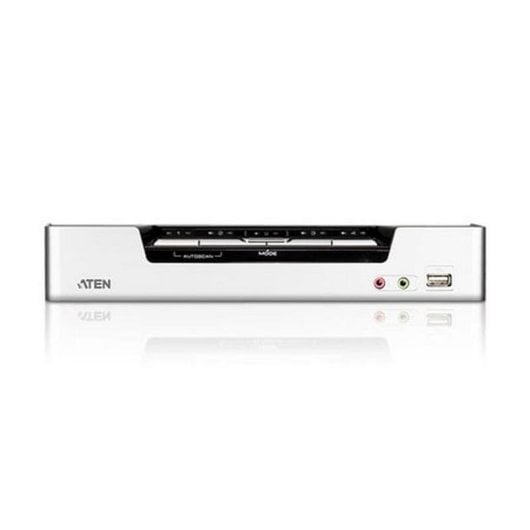 Interruptor KVM Aten CS1794 HDMI USB2.0 áudio 4 portas montagem em rack