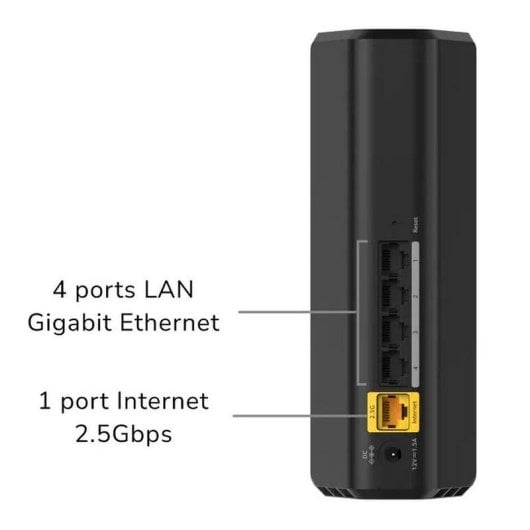 Router Netgear Nighthawk RS100 Wi-Fi 7 3600 Mbps Double Bande Sécurité Avancée