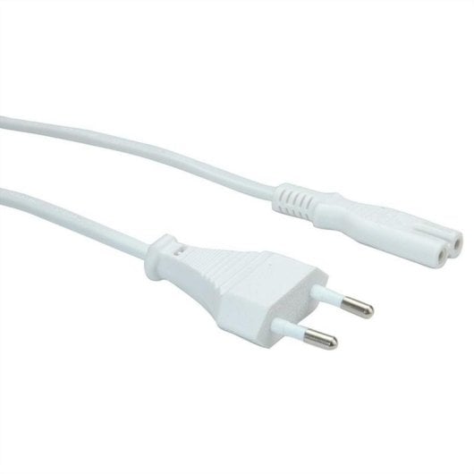 Cable de alimentación VALUE 19.99.2095 Blanco 1,8 m Europlug a C7 acoplador