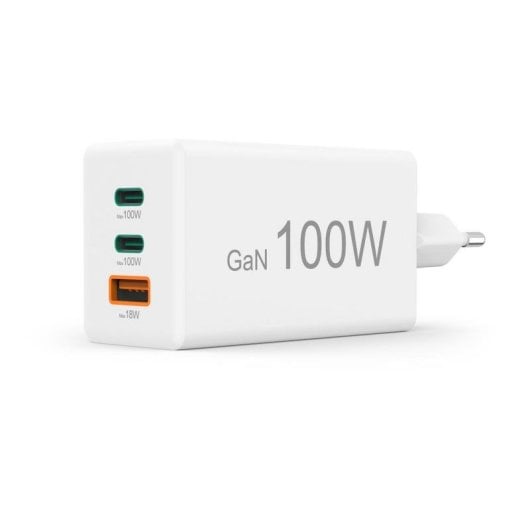 Ladegerät Hama 00125140 100W GaN USB-C USB-A Schnellladung Weiß