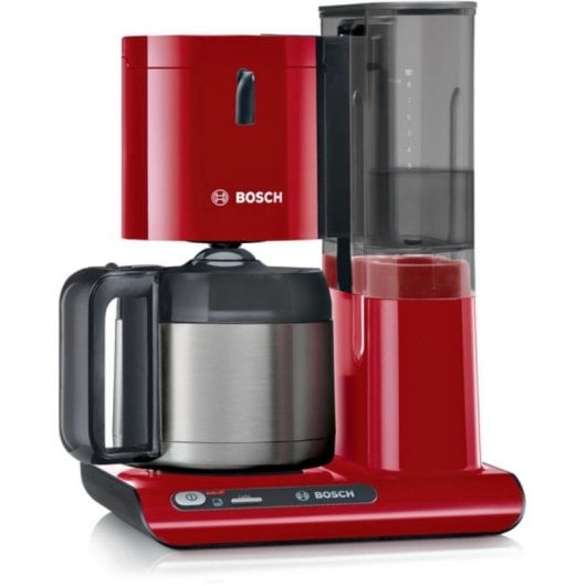 Filterkaffeemaschine BOSCH TKA8A054 1,1L 8 Tassen mit Aromawahl und Thermoskanne Rot