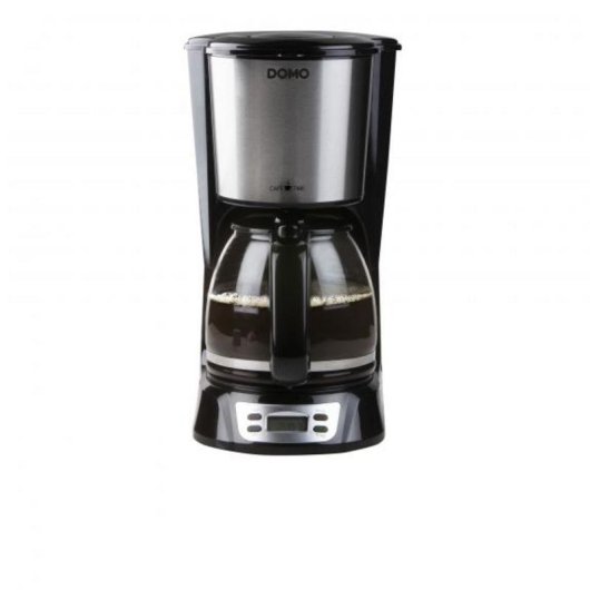 Macchina Da Caffè Domo 1,5L Con Timer E Display LCD | 12 Tazze, Antigoccia, Spegnimento Automatico
