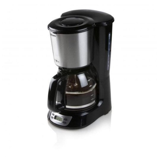 Filterkaffeemaschine DOMO DO708K 1,5 l 12 Tassen Timer Edelstahl Schwarz