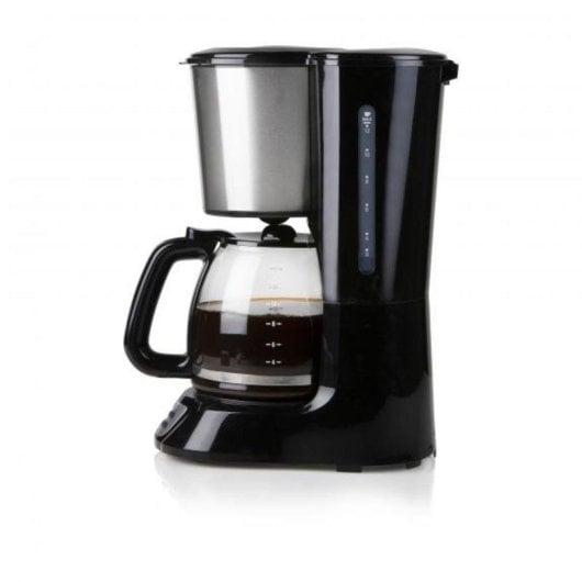 Filterkaffeemaschine DOMO DO708K 1,5 l 12 Tassen Timer Edelstahl Schwarz