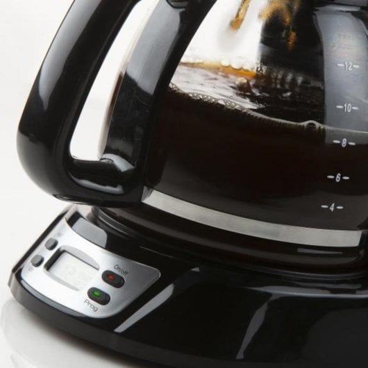 Filterkaffeemaschine DOMO DO708K 1,5 l 12 Tassen Timer Edelstahl Schwarz