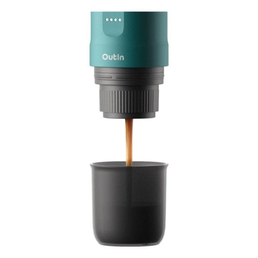 Máquina de café portátil Expresso Outin Nano 0,08L 20 Bares bateria recarregável