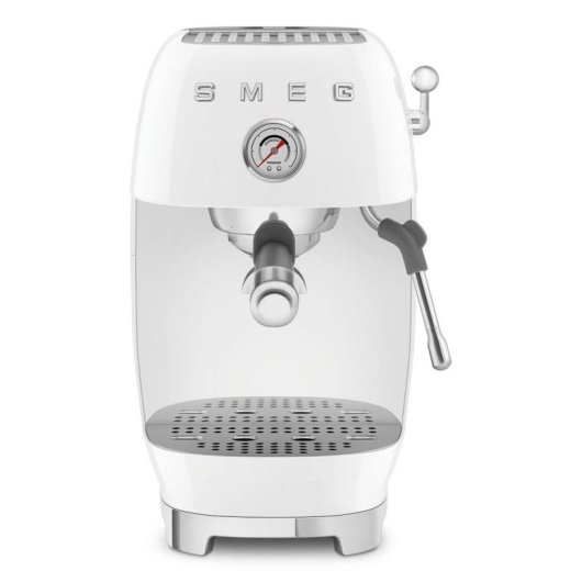 Caffettiera Espresso SMEG ECF03WHEU 1,4L 15 bar con vaporizzatore bianca