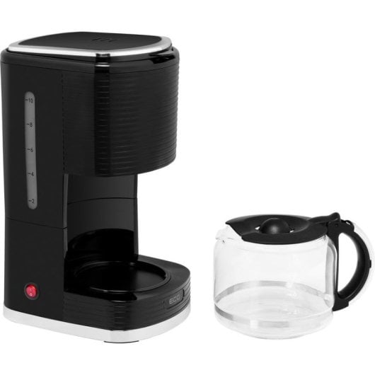 Filterkaffeemaschine ECG KP 2150 Stripe 1,5 L Glas Edelstahl 980 W