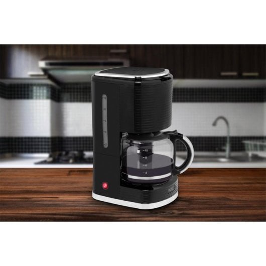 Filterkaffeemaschine ECG KP 2150 Stripe 1,5 L Glas Edelstahl 980 W